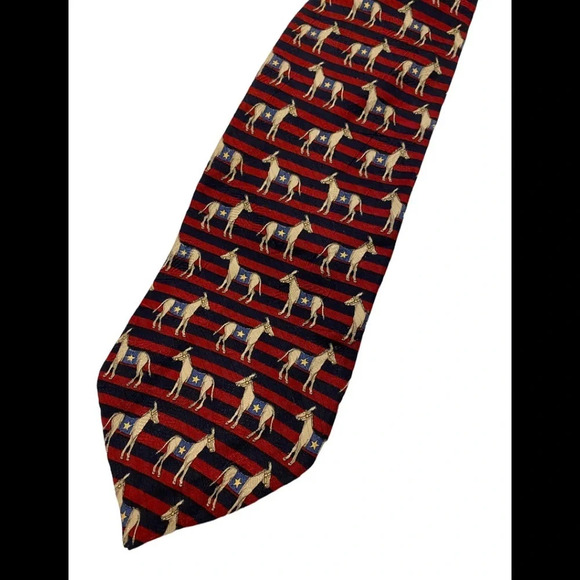 Tommy Hilfiger Donkey Striped Tie - Picture 4 of 4